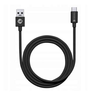 Forcell&nbsp;Cable USB A to USB C F-Energy 2,1A Tube 1 m C319 czarny