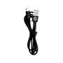 Cable USB A to USB C F-Energy 2,1A Tube 1 m C319 czarny