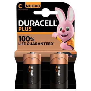 DURACELL&nbsp;Plus MN1400 C, Alkaline, 2 pc s