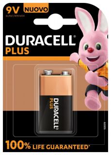 DURACELL&nbsp;Plus MN1604 9V, Alkaline, 1 pc s