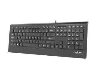 Natec&nbsp;Keyboard, Barracuda, US Layout, Slim