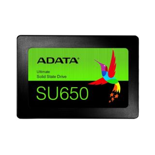 Adata&nbsp;Ultimate SU650 512 GB, SSD form factor 2.5'', SSD interface SATA 6Gb / s, Write speed 450 MB / s, Read speed 520 MB / s