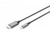 Aksesuāri datoru/planšetes - Digitus 
 
 USB Type-C to HDMI Adapter DA-70821 1.8 m, Black, USB Ty...» 