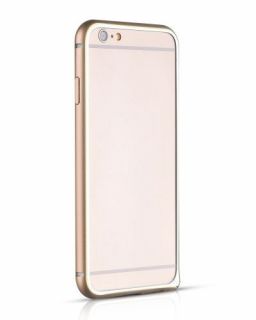 Apple iPhone 6  /  6S Blade series Hippocampal Buckle Metal Bumper HI-T025 gold zelts