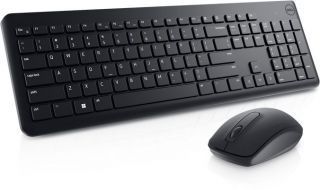 DELL Keyboard and Mouse KM3322W Keyboard and Mouse Set, Wireless, Batteries included, US, Black melns