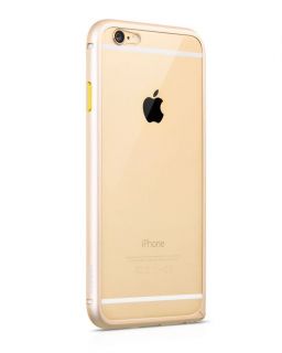 Apple iPhone 6  /  6s Blade Series Aluminium Bumper HI-T022 Gold zelts