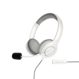 - Energy Sistem 
 
 Headset Office 3 White USB and 3.5 mm plug, volume and mute control, retractable boom mic balts