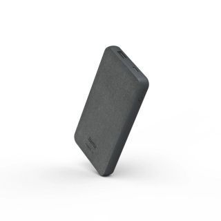 HAMA 00201658 Fabric 10 Power Pack 10000mAh Grey