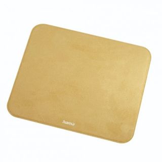 HAMA 00054168 Velvet Mouse Pad, Mustard Yellow