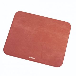HAMA 00054169 Velvet Mouse Pad coral, Red