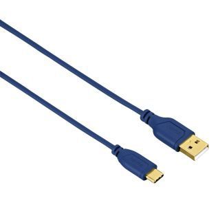 HAMA 00135785 Flexi-Slim USB-C Cable 0.75m Blue