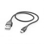 HAMA 00173610 Charging / Data Cable, Micro-USB 1.4m Black