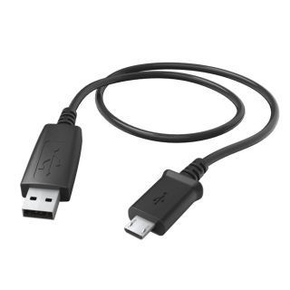 HAMA 00173672 Charging / Data Cable, Micro-USB 0.6m Black