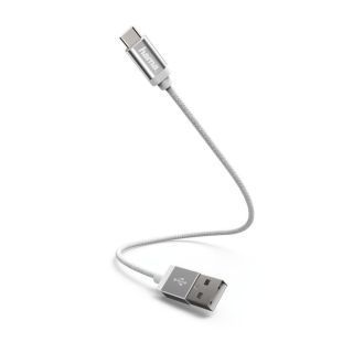 HAMA 00178284 Charging / Data Cable, USB Type-C 0.2m White
