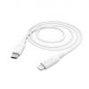 Bezvadu ierīces un gadžeti HAMA 00183295 Charging / Data Cable, USB Type-C to Lightning 1m, White 