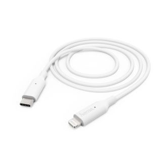 HAMA 00183295 Charging / Data Cable, USB Type-C to Lightning 1m, White