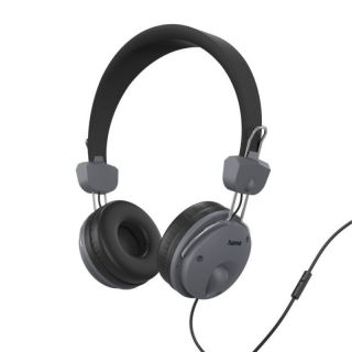 HAMA 00184145 Fun On-ear Headphones, Black