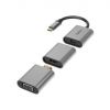 Bezvadu ierīces un gadžeti HAMA 00200306 6in1 Adapter Connect2Go, USB-C, Mini-DisplayPort, HDMI, VGA 
