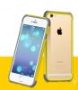 Aksesuāri Mob. & Vied. telefoniem Apple iPhone 6 / 6S Coupe Series Double-Color Bracket bumper HI-T029 yellow ...» 