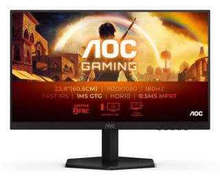 AOC 24G42E | 24 '' | IPS | FHD | 16:9 | 180 Hz | 1 ms | 1920 x 1080 pixels | 300 cd / m² | HDMI ports quantity 1 | Black