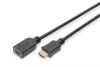 Bezvadu ierīces un gadžeti - Digitus 
 
 HDMI High Speed extension cable AK-330201-050-S Black, T...» 
