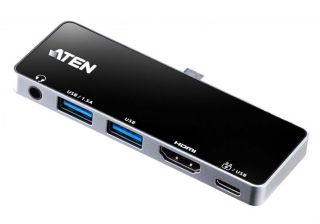 - Aten 
 
 UH3238 USB-C Travel Dock with Power Pass-Through
