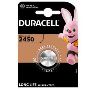 DURACELL Battery DL2450 BL1 CR2450, Lithium, 1 pc s