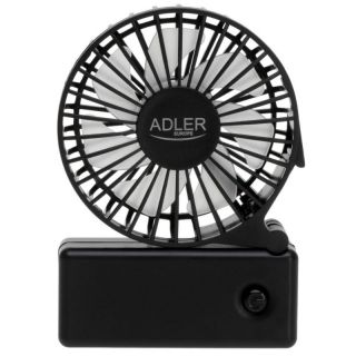 - Adler Foldable mini fan | AD 7336 | Desk fan | Black | Diameter 6.5 cm | Number of speeds 1