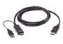 - Aten 2L-7D02HDP True 4K 1.8M HDMI to DisplayPort Cable