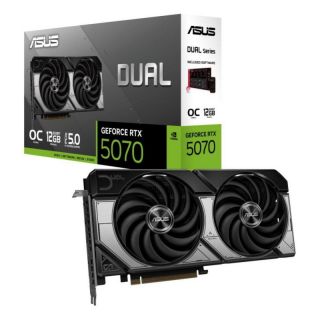 Asus Asus Graphics Card||NVIDIA GeForce RTX 5070|12 GB|GDDR7|192 bit|PCIE 5.0 16x|Dual Slot Fansink|1xHDMI|3xDisplayPort|DUAL-RTX5070-O12G