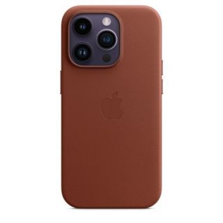 Apple 14 Pro Leather Case with MagSafe Umber