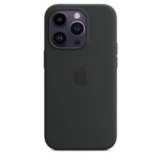 Apple 14 Pro Silicone Case with MagSafe Midnight