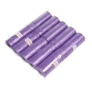 -&nbsp;OEM Plastic bags for dog excrement 10 rolls purple