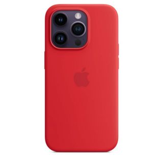 Apple 14 Pro Silicone Case with MagSafe Red 