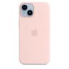 Аксессуары Моб. & Смарт. телефонам Apple 14 Silicone Case with MagSafe Chalk Pink rozā 