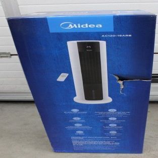 Midea SALE OUT. AC120-19ARB Air Cooler, 7L Water Tank, White | Air Cooler | AC120-19ARB | White | DAMAGED PACKAGING
