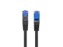 - Lanberg Patchcord Cat.6A S / FTP LSZH CCA Black Fluke Passed | PCF6A-10CC-0050-BK | 0.5 m