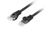 - Lanberg Patchcord Cat.6 UTP LSZH CU | PCU6-10CU-0100-BK | 1 m