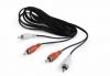 Bezvadu ierīces un gadžeti&nbsp;GEMBIRD&nbsp;Gembird Gembird 2 x RCA Male - 2 x RCA Male 1.8m Black&nbsp;