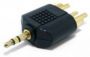 GEMBIRD 3.5 mm plug to 2 x RCA plug