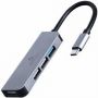 GEMBIRD USB Centrmezgls 4-port USB Type-C Hub