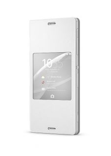 Sony Flip cover for XPERIA Z3 D6603 SCR 24 White balts