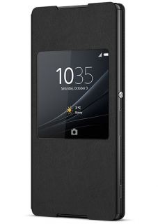 Sony Flip cover for XPERIA Z3+ SCR 30 Black melns