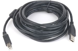 GEMBIRD&nbsp;USB 2.0 A-plug B-plug 3 m  10 ft  cable with ferrite core