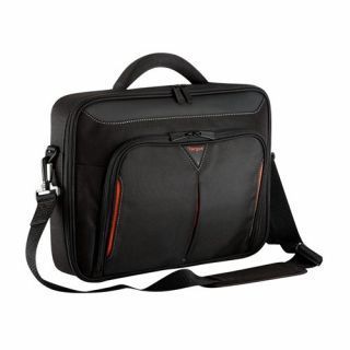 TARGUS Targus 
 
 Classic Fits up to size 14 '', Black / Red, Messenger - Briefcase, Shoulder strap melns
