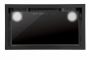- Cata Hood GC DUAL A 45 XGBK Canopy, Energy efficiency class A, Width 45 cm, 820 m³ / h, Touch control, LED, Black glass