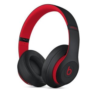 Beats Over-Ear Headphones Studio3 Wireless, Noice canceling, Defiant Black / Red melns sarkans