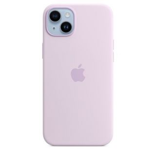 Apple 14 Plus Silicone Case with MagSafe Lilac