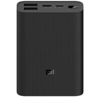 Xiaomi Mi Power Bank 3 Ultra Compact 10000 mAh, Black melns