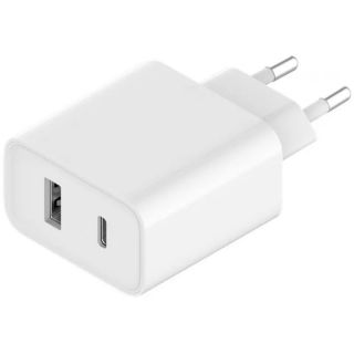 Xiaomi Wall Charger Type-A+Type-C EU Mi 33W Fast charging, White, 33 W